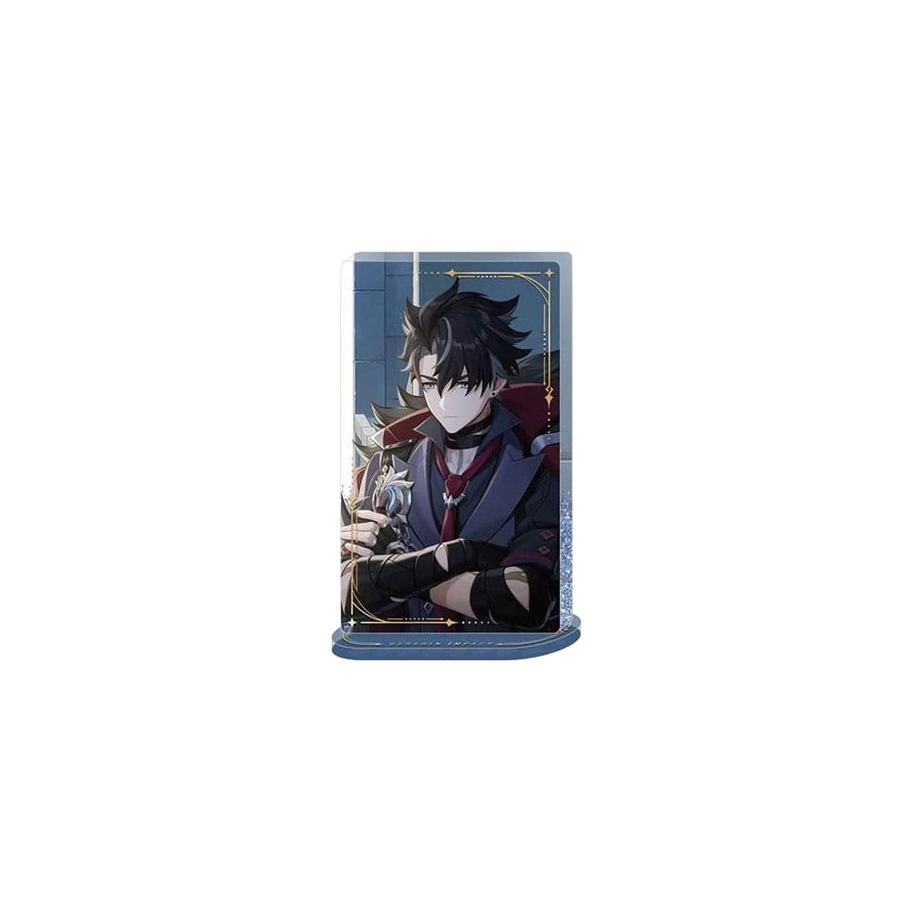 Genshin Impactl Adorno acrílico con purpurina Wriothesley 11 cm