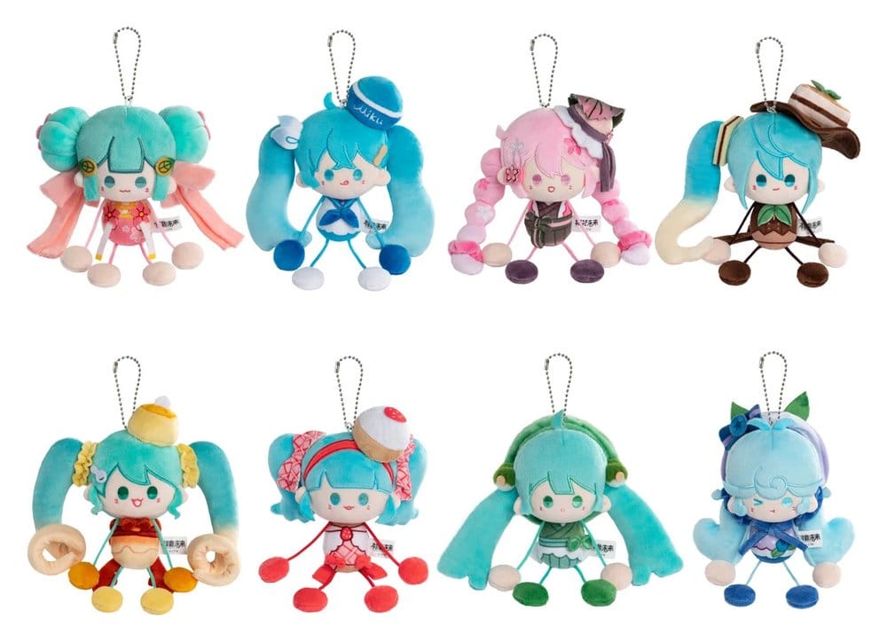 Hatsune Miku Mini Peluches Caixas Surpresa 8 cm Expositor (6) Frikytopia