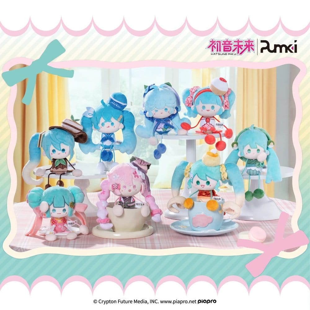 Hatsune Miku Mini Peluches Caixas Surpresa 8 cm Expositor (6)
