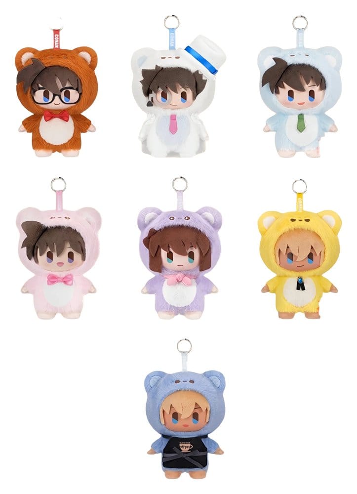 Detective Conan / Case Closed Peluches Bear Detective Series Blind Box 15 cm Display (6) Frikytopia