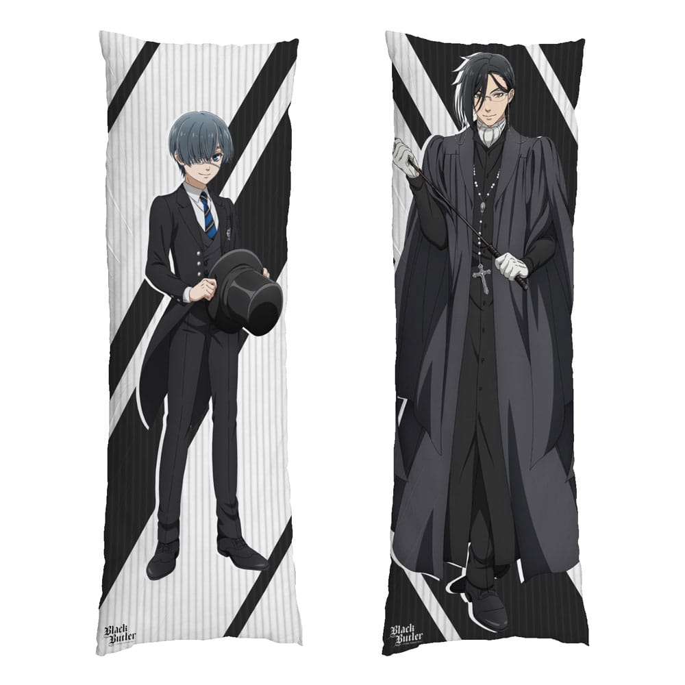 Black Butler Funda de Almohada Dakimakura Sebastian & Ciel 150 x 50 cm Frikytopia
