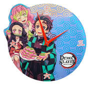 Demon Slayer: Kimetsu no Yaiba Relógio de Parede Holográfico