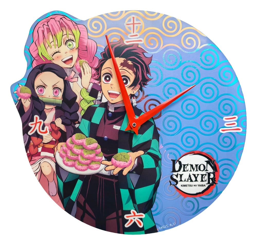 Demon Slayer: Kimetsu no Yaiba Relógio de Parede Holográfico Frikytopia