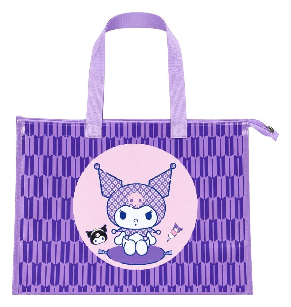Sanrio Bolsa de Compras de PVC Kuromi Japanese 49 x 36 x 10 cm Frikytopia