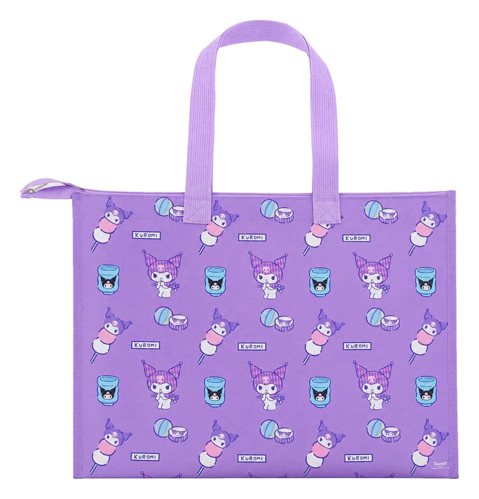 Sanrio Bolsa de Compras de PVC Kuromi Japanese 49 x 36 x 10 cm