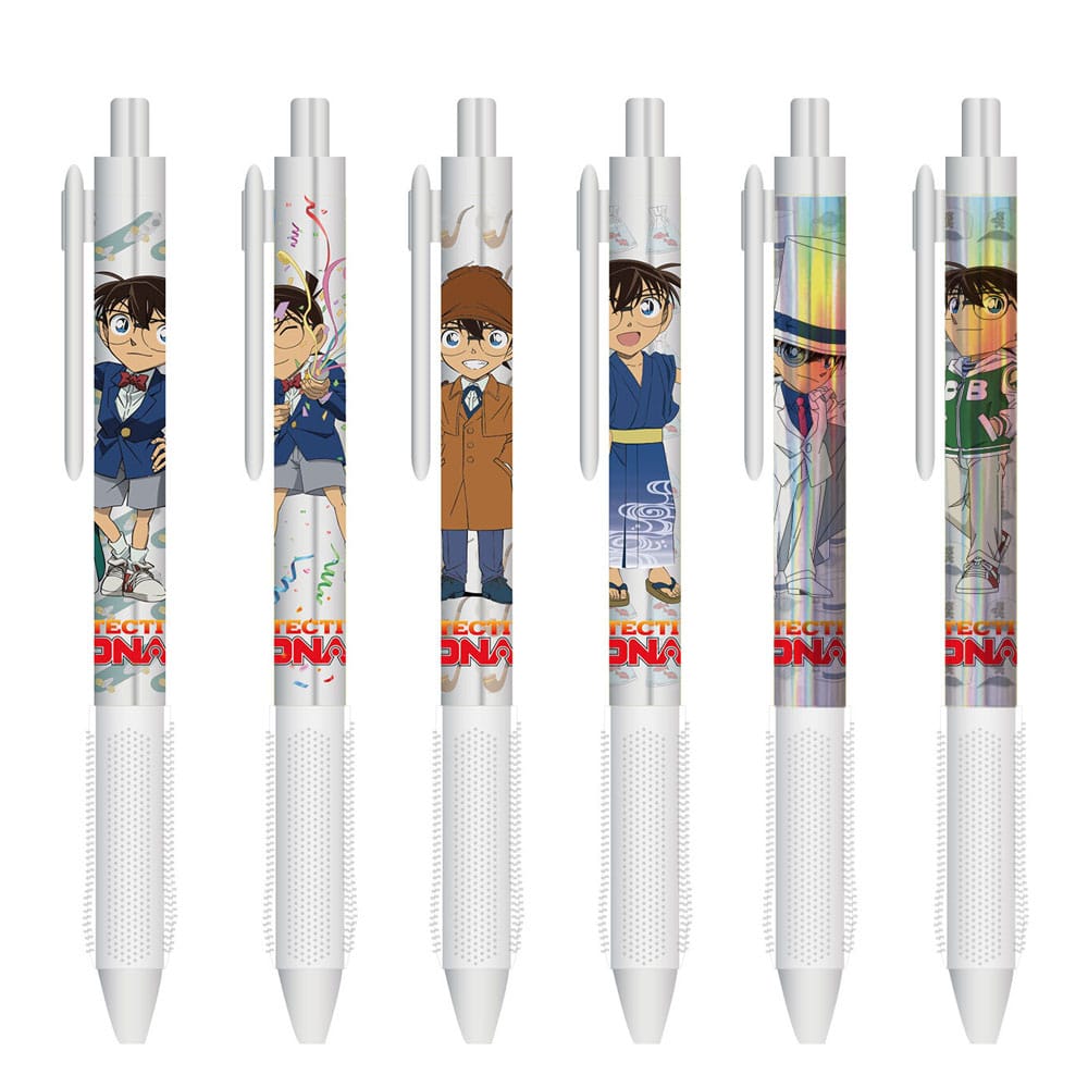 Detective Conan Bolígrafos de gel Premium Cajas Sorpresas Expositor (24) Frikytopia