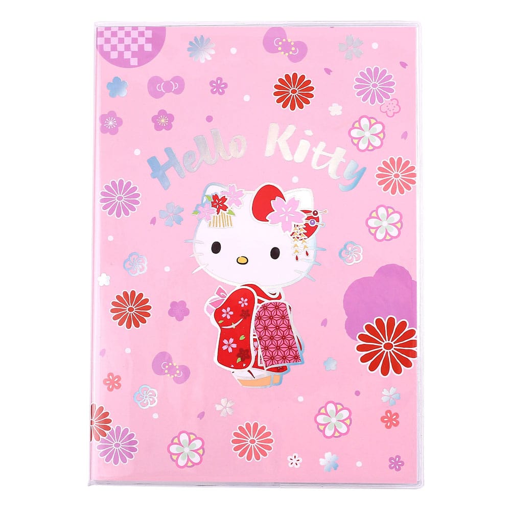 Sanrio Libreta Hello Kitty Kimono Holographic Checkered Frikytopia