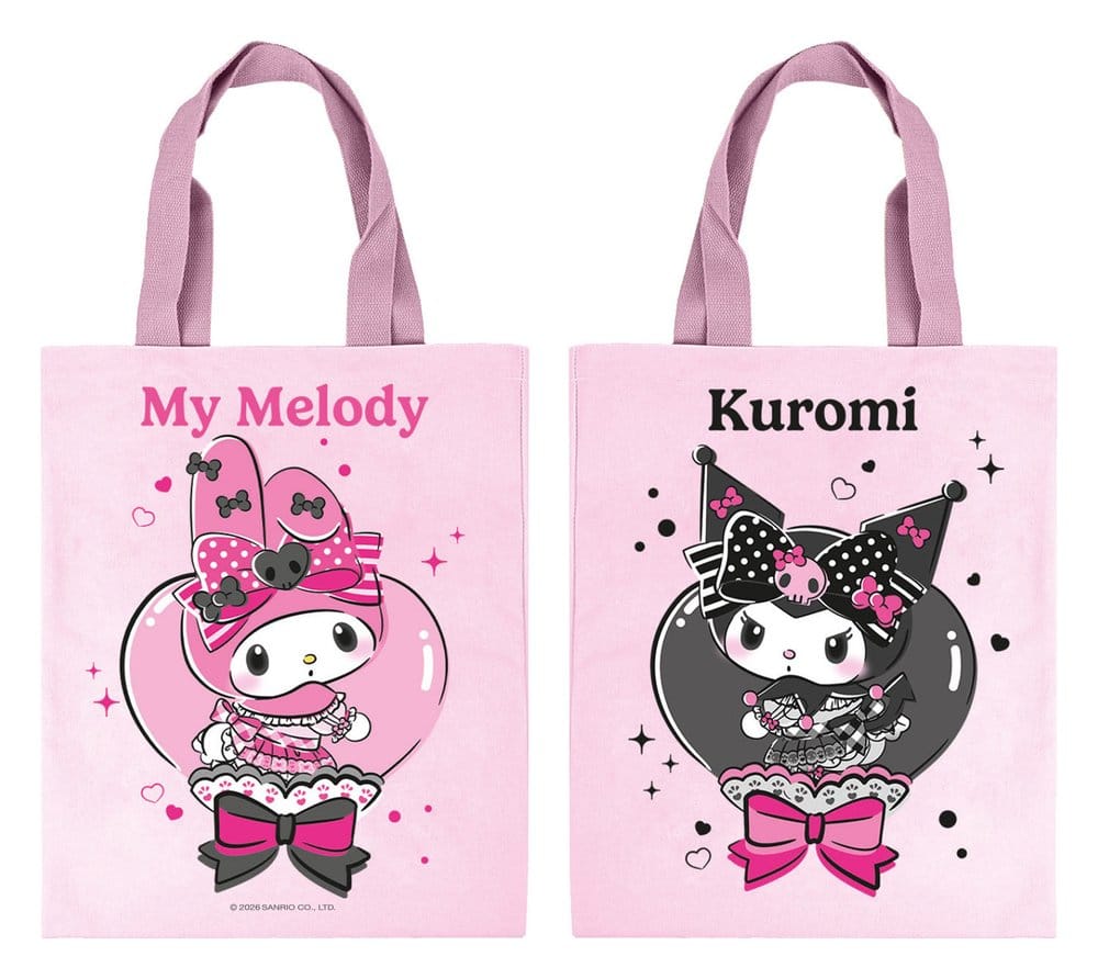 Sanrio Bolsa Pink Black Party Series My Melody & Kuromi Frikytopia