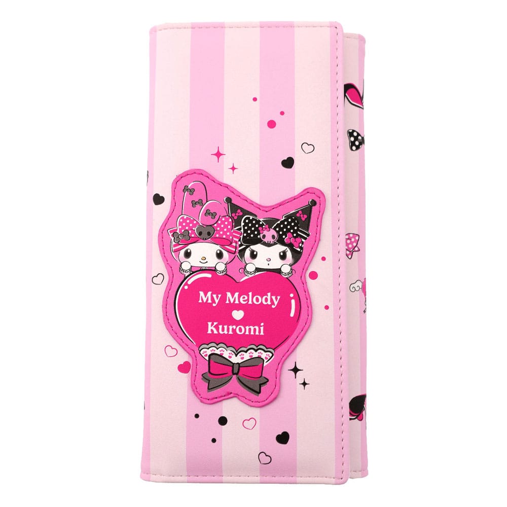 Sanrio Monedero Pink Black Party Series Kuromi & My Melody Frikytopia