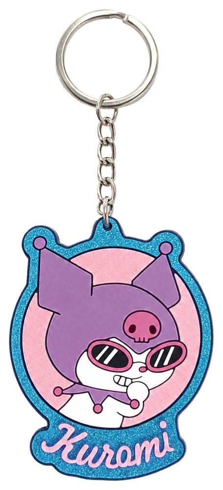 Sanrio Llavero caucho Kuromi 7 cm Frikytopia