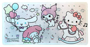Sanrio XXL Alfombrilla de ratón Pink Black Party Series Hello Kitty & Friends Infant Style