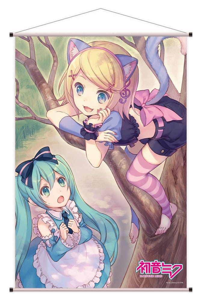Hatsune Miku Póster Tela 08 Wonderland 2 60 x 90 cm