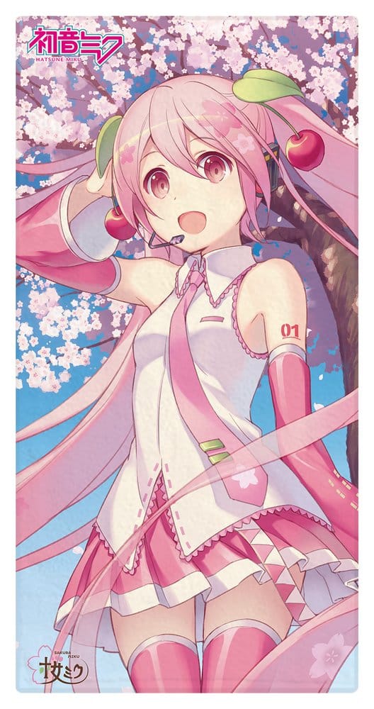 Hatsune Miku Toalla Sakura 75 x 150 cm Frikytopia