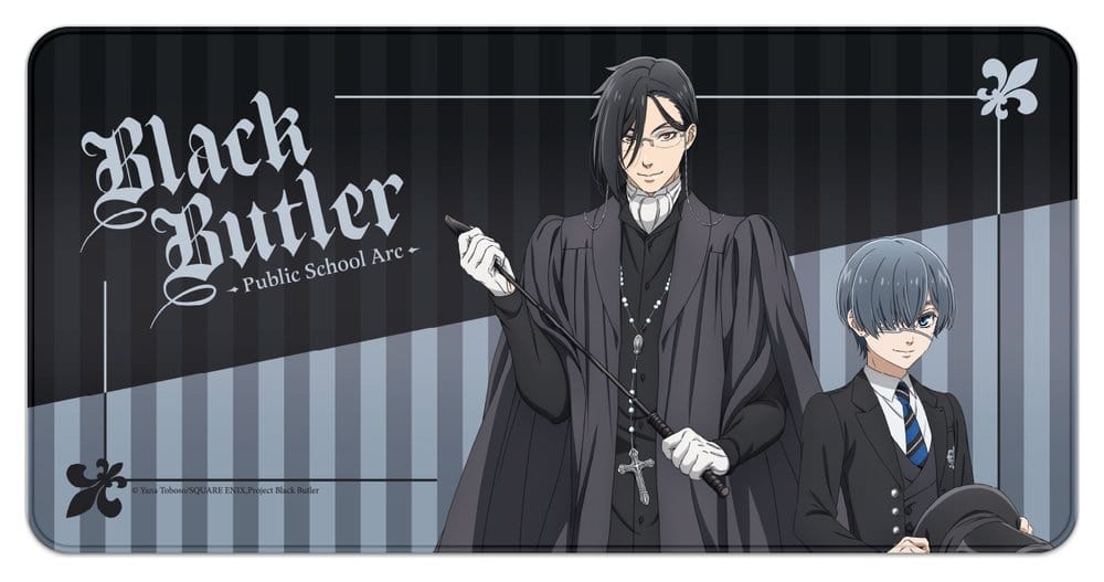 Black Butler: Public School Arc XXL Alfombrilla de Ratón Sebastian & Ciel 80 x 40 cm
