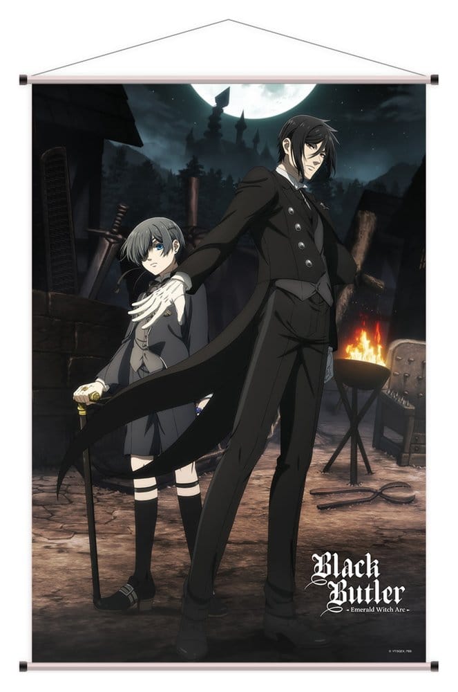 Black Butler: Emerald Witch Arc Póster Tela Sebastian & Ciel 60 x 90 cm