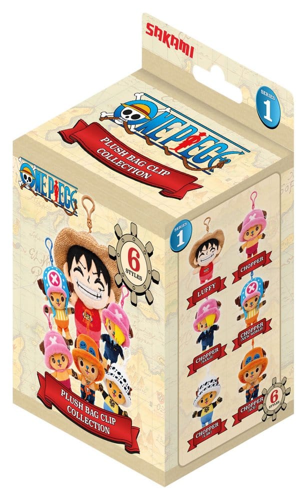 One Piece Llavero de peluche Blind Box 11 cm Display (6)
