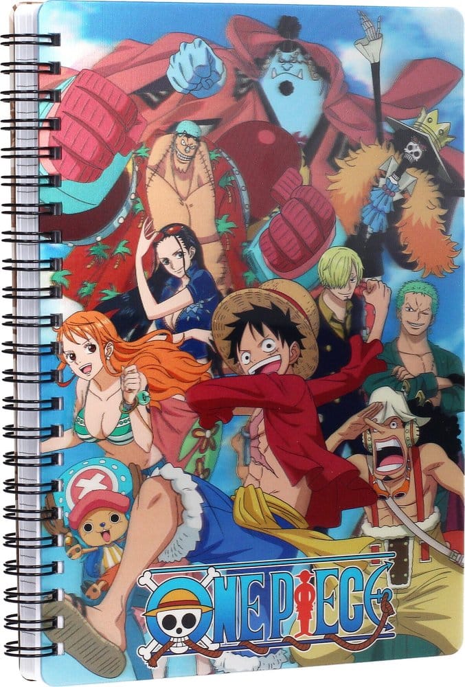 One Piece Cuaderno Efecto 3D Group 5 21 x 15 cm Frikytopia