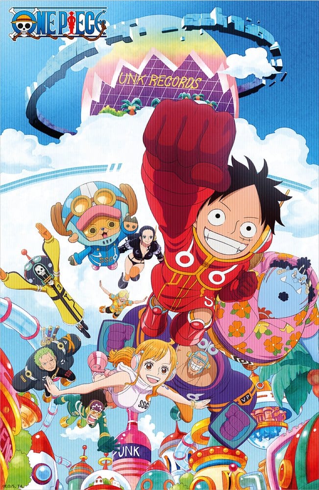 One Piece Póster 3D Punk Records 38 x 58 cm Frikytopia