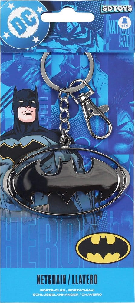 Llavero mosqueton sd toys dc comics batman logo