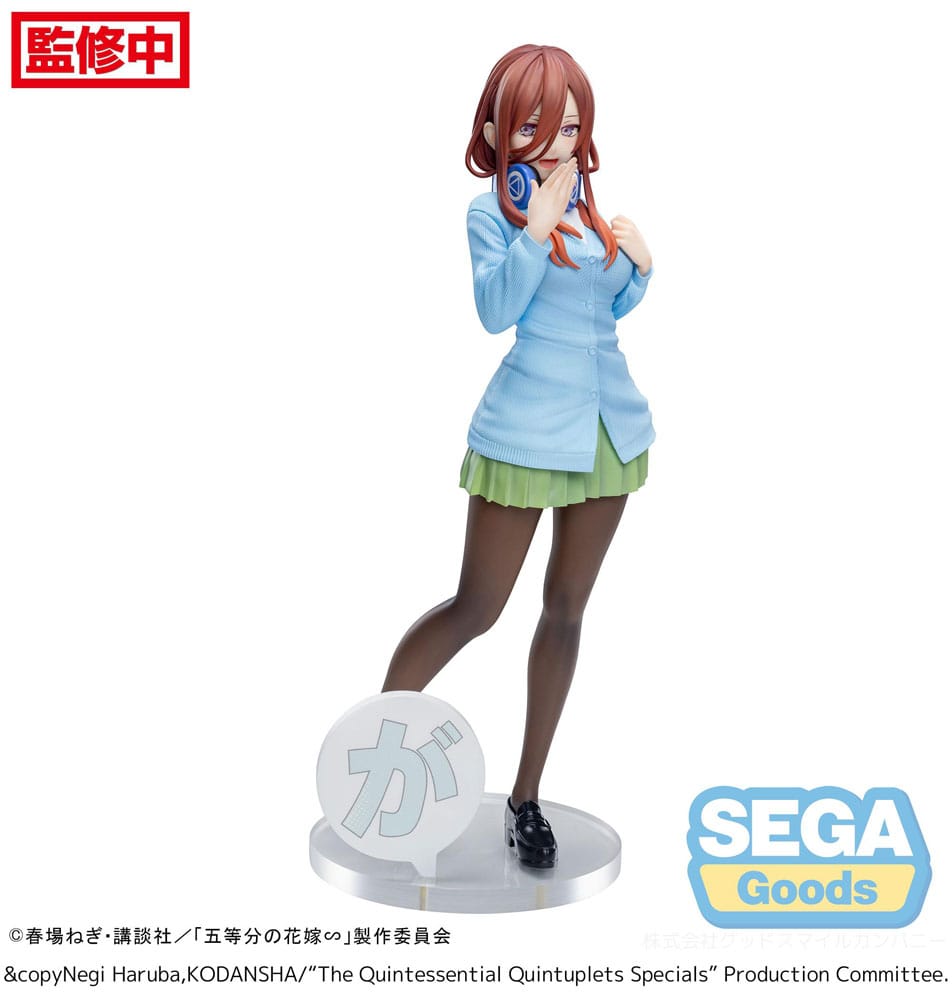 The Quintessential Quintuplets Specials Estatua Luminasta PVC Miku Nakano 20 cm