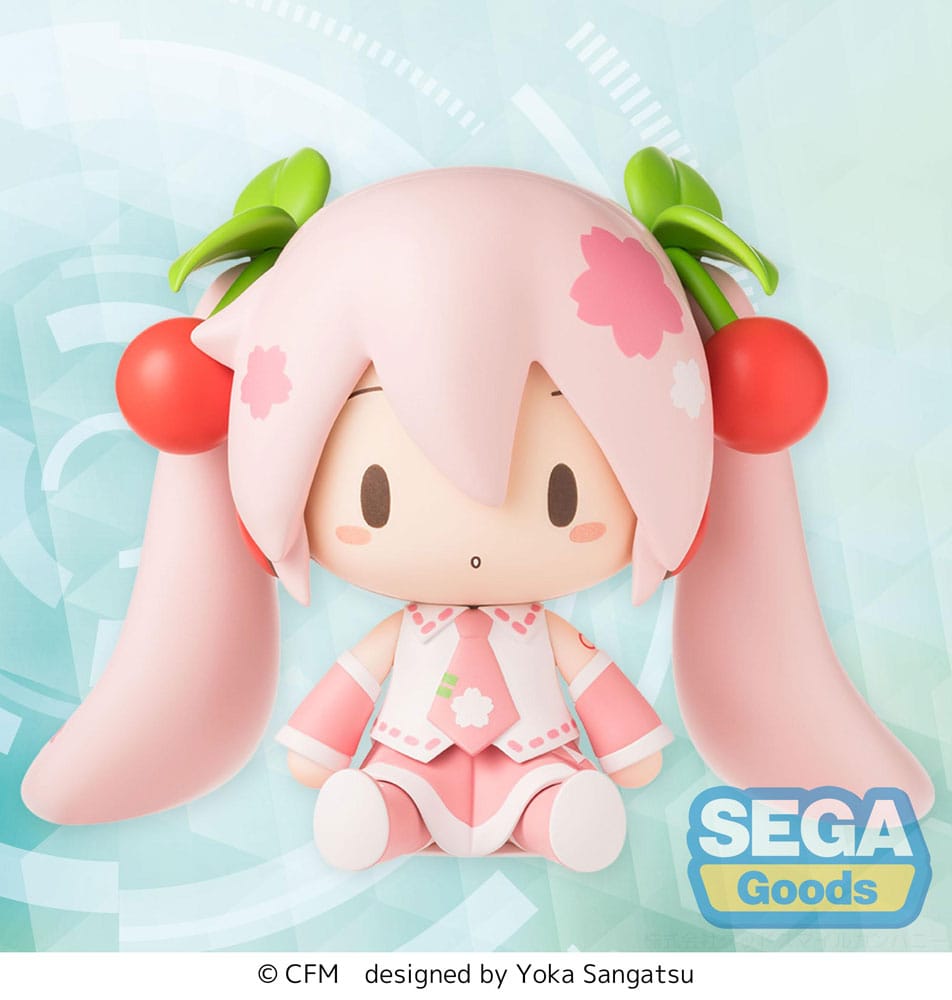 Character Vocal Series 01: Hatsune Miku Figura Fuwa Petit Chibi PVC Sakura Miku 8 cm Frikytopia