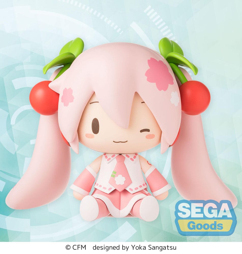 Character Vocal Series 01: Hatsune Miku Figura Fuwa Petit Chibi PVC Sakura Miku 8 cm