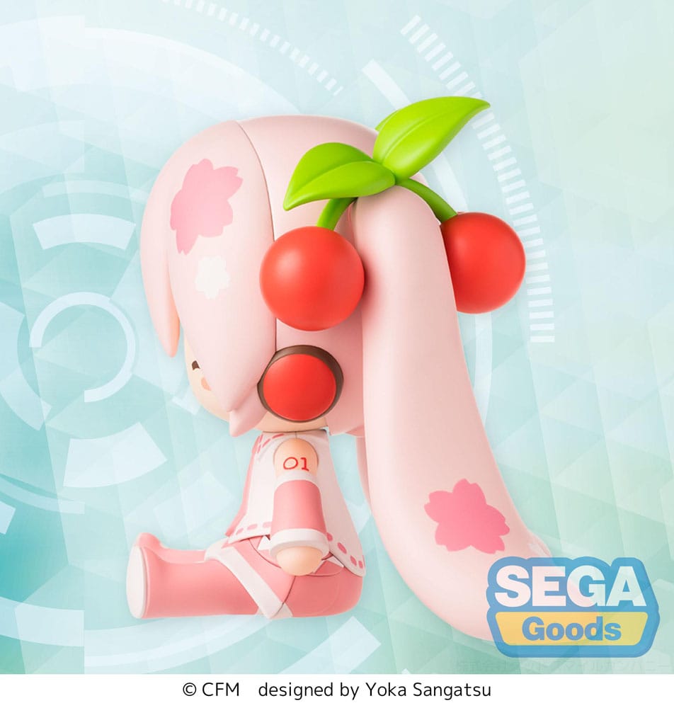 Character Vocal Series 01: Hatsune Miku Figura Fuwa Petit Chibi PVC Sakura Miku 8 cm