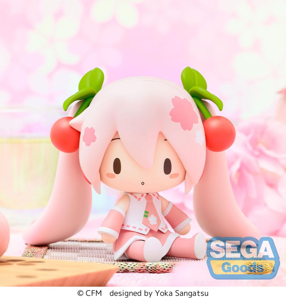 Character Vocal Series 01: Hatsune Miku Figura Fuwa Petit Chibi PVC Sakura Miku 8 cm