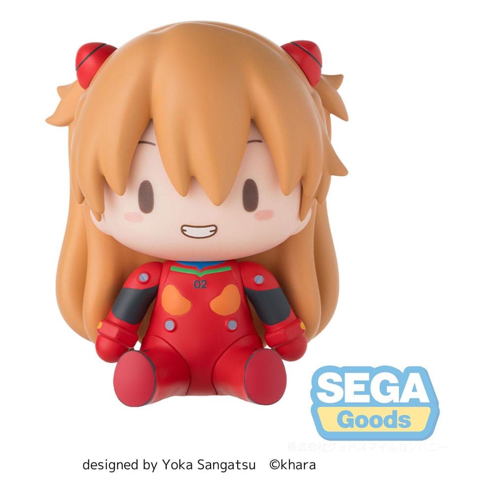 Evangelion: New Theatrical Edition Figura Fuwa Petit Chibi PVC Asuka Plug Suit 8 cm Frikytopia