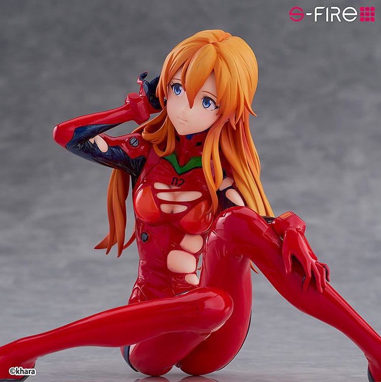 Rebuild of Evangelion Estatua S-Fire PVC 1/7 Asuka Langley 12 cm