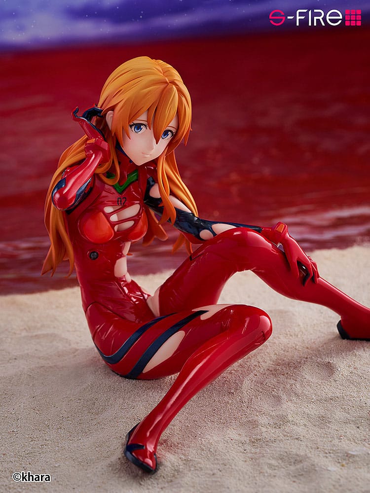 Rebuild of Evangelion Estatua S-Fire PVC 1/7 Asuka Langley 12 cm