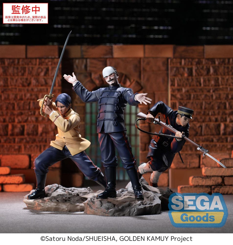 Golden Kamuy Estatua PVC XrossLink First Lieutenant Tsurumi 17 cm