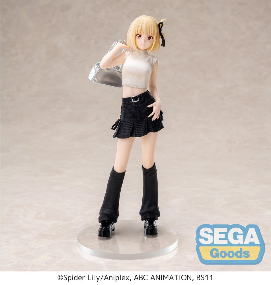 Lycoris Recoil High Premium Figure Figura PVC Chisato Nishikigi Street Snap 20 cm