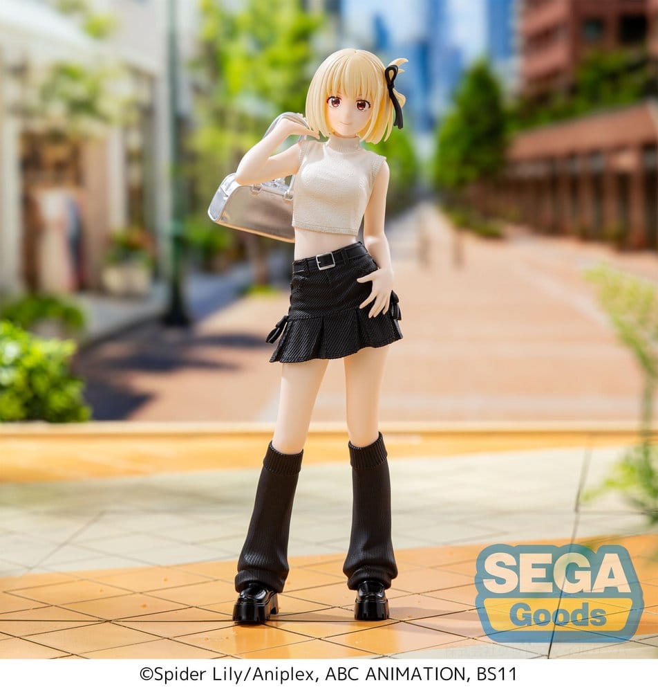 Lycoris Recoil High Premium Figure Figura PVC Chisato Nishikigi Street Snap 20 cm