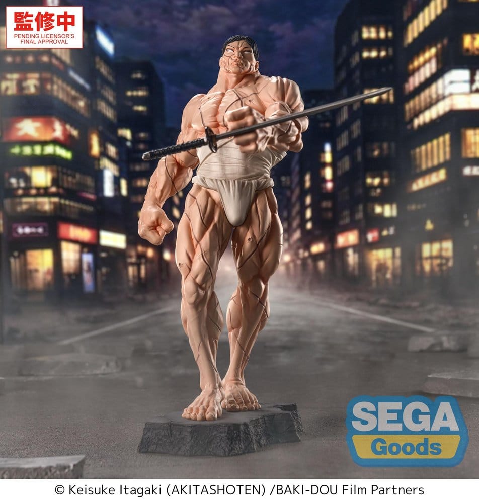 Baki-Dou Luminasta Figura PVC Kaoru Hanayama 23 cm