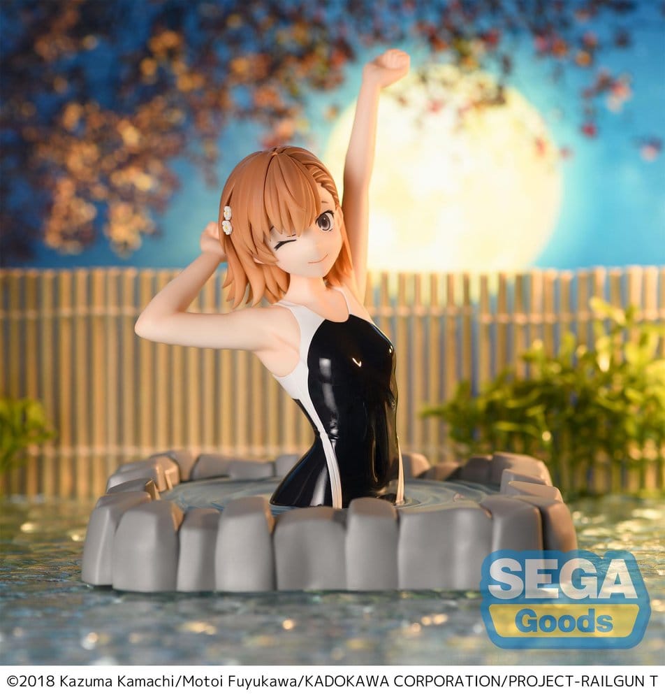 Estatua A Certain Scientific Railgun T PVC Thermae Utopia Mikoto Misaka 14 cm