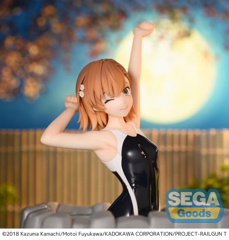 Estatua A Certain Scientific Railgun T PVC Thermae Utopia Mikoto Misaka 14 cm