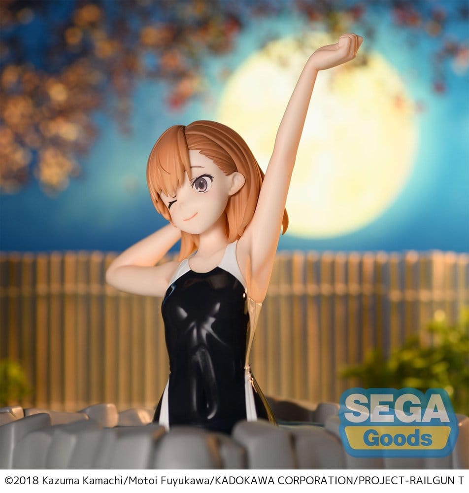 Estatua A Certain Scientific Railgun T PVC Thermae Utopia Mikoto Misaka 14 cm