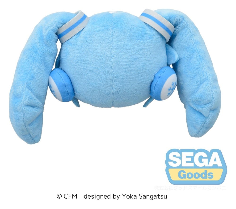 Snow Miku Fuwa Petit Peluche Face Mascot
