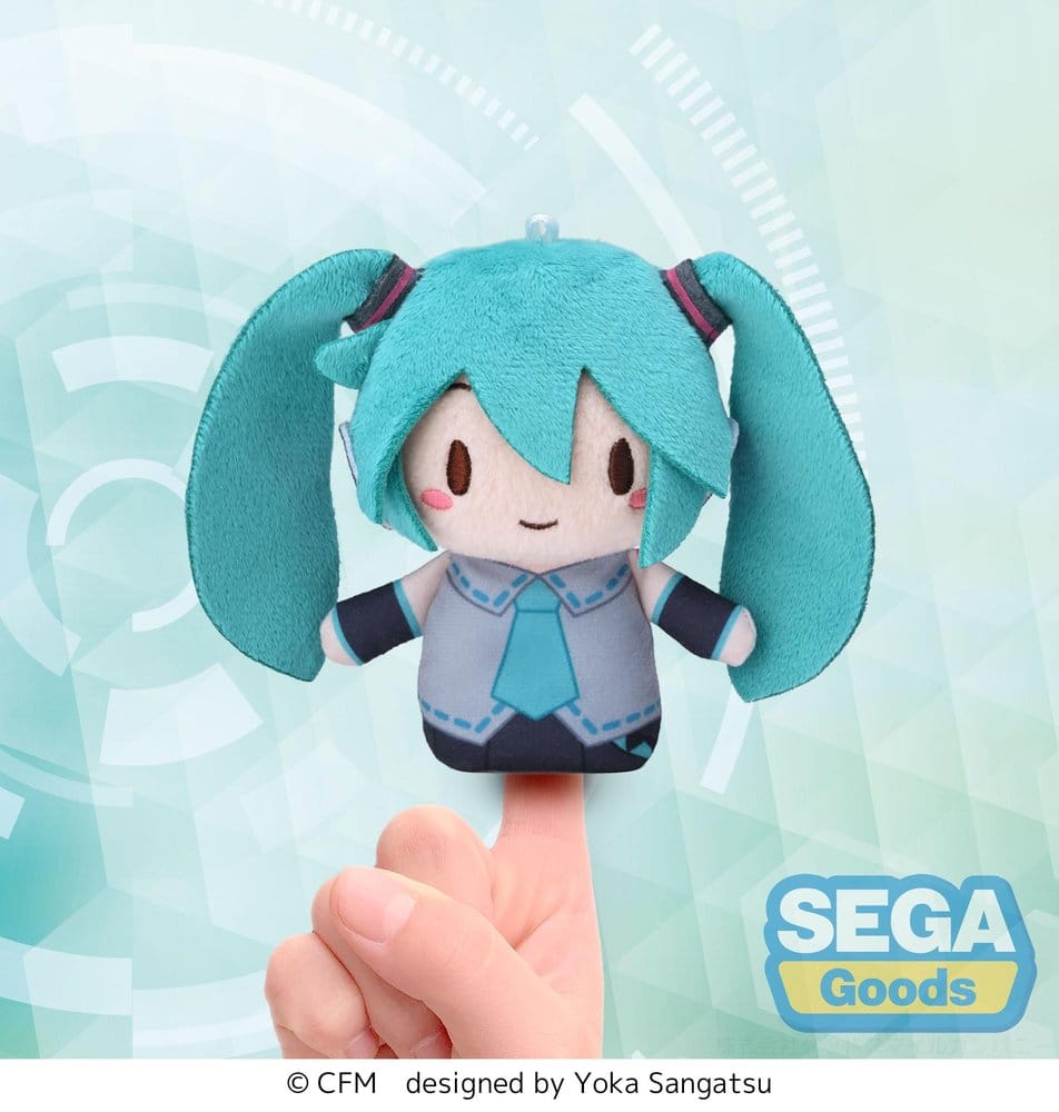 Hatsune Miku Fuwa Petit Peluche Finger Mascot 10 cm