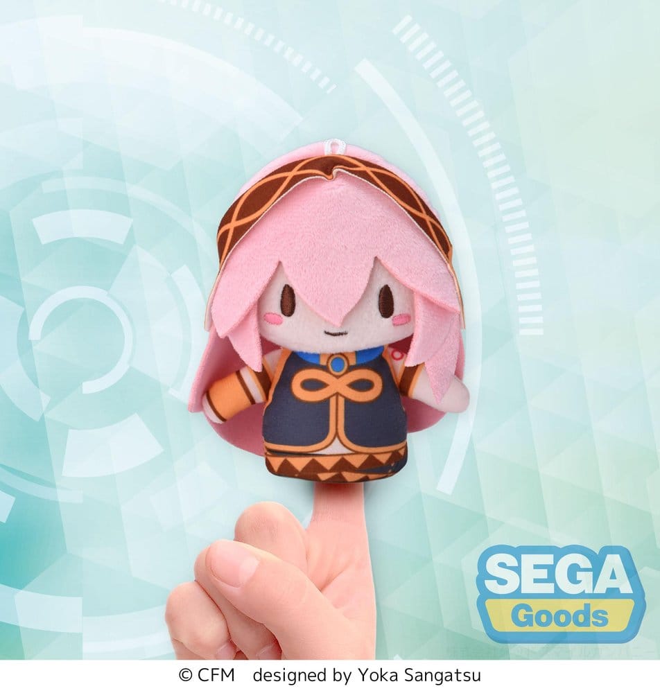Megurine Luka Fuwa Petit Peluche Finger Mascot 10 cm