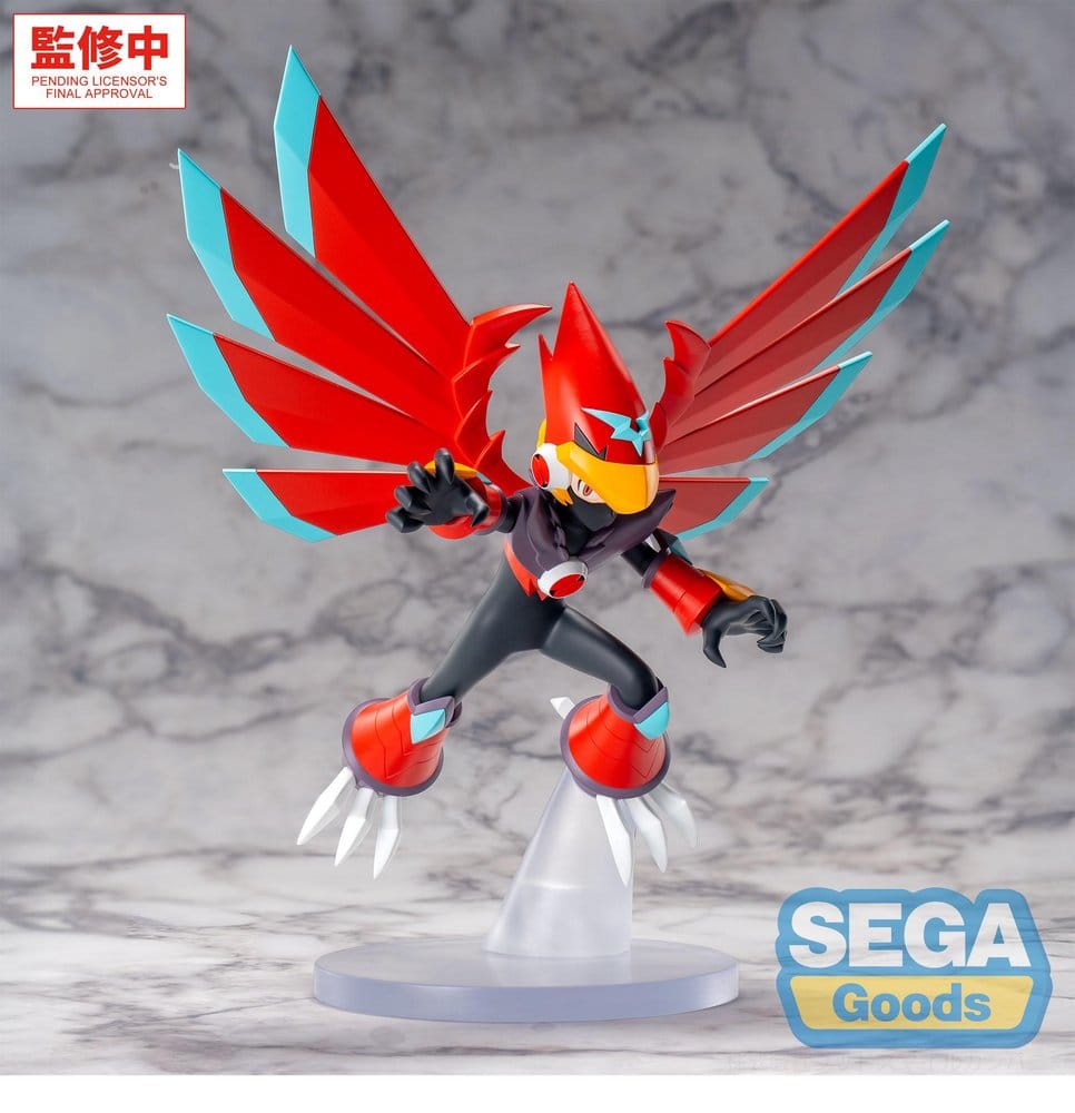 Mega Man Battle Network Figura PVC Luminasta Mega Man Falzar Beast 19 cm Frikytopia