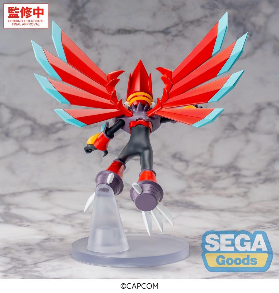 Mega Man Battle Network Figura PVC Luminasta Mega Man Falzar Beast 19 cm