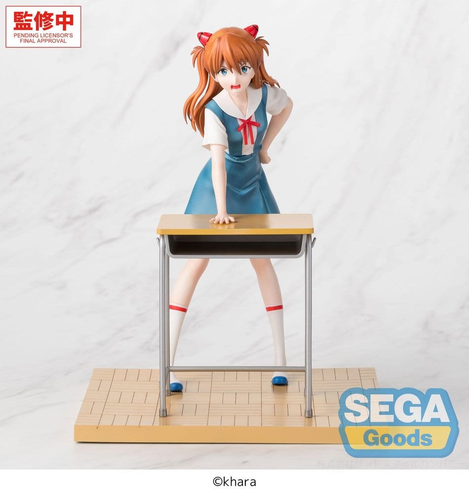 Evangelion: New Theatrical Edition XStellar Figura PVC Asuka Shikinami Langley Uniform Ver. 19 cm Frikytopia