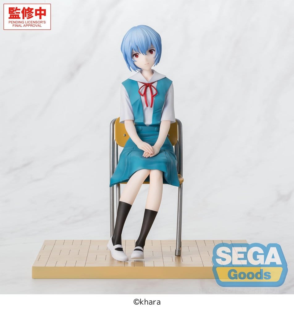 Evangelion: New Theatrical Edition XStellar Figura PVC Rei Ayanami Uniform Ver. 16 cm Frikytopia