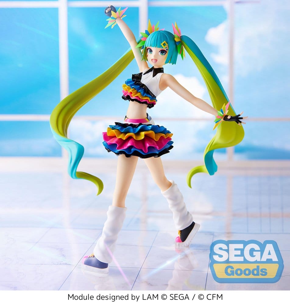 Hatsune Miku Project DIVA MEGA39's FIGURIZM Figura PVC Hatsune Miku - Catch the Wave 25 cm