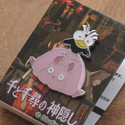 A Viagem de Chihiro Crachá de Avião e Rato Boh