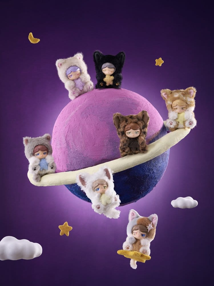 Planet Cat Wishing Star Series Figuras Mini Caixas Surpresa Expositor 11 cm (6)
