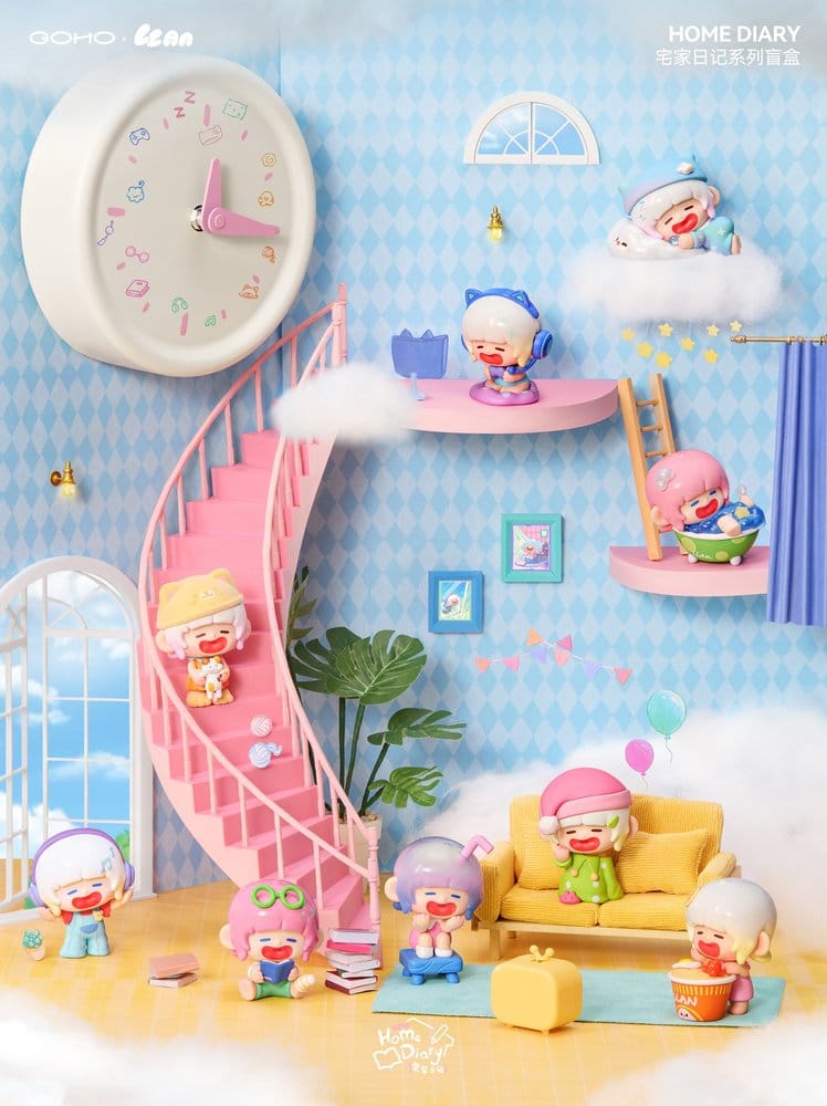 Original Character pack 8 Cajas Sorpresas Figuras Lazy Home Diary 9 cm