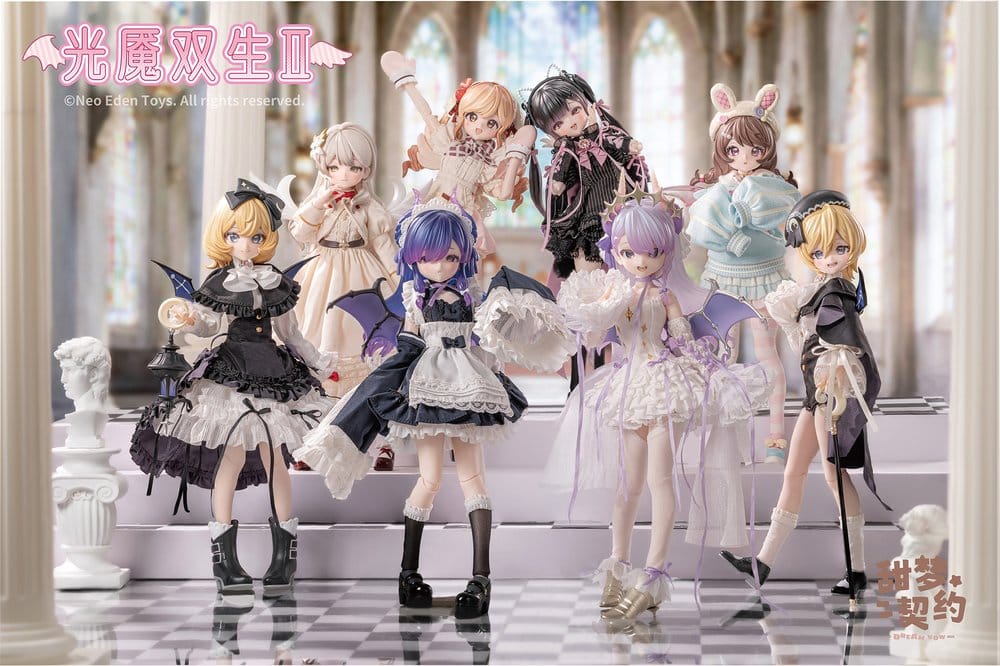 Angel & Demon Light Demon Twins2 MJD Doll Blind Box Surtido (6)